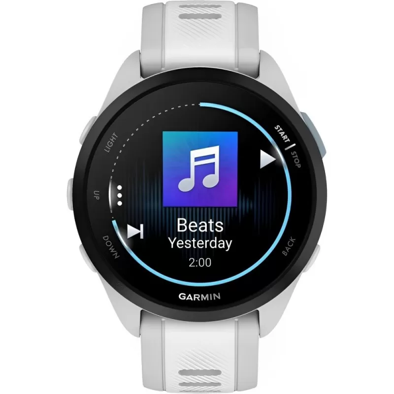 Reloj GPS Garmin Forerunner 165 Music - Mist Gray/Whitestone (010-02863-31)