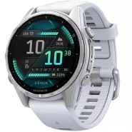 Reloj GPS Garmin Fēnix 8 43mm AMOLED - Silver/Whi...