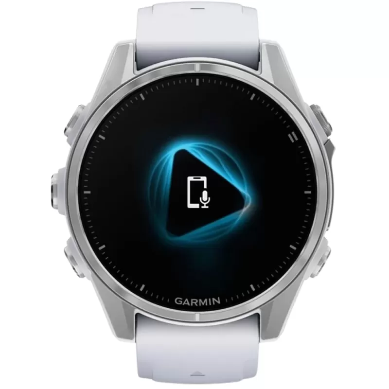 Reloj GPS Garmin Fēnix 8 43mm AMOLED - Silver/Whitestone (010-02903-00)