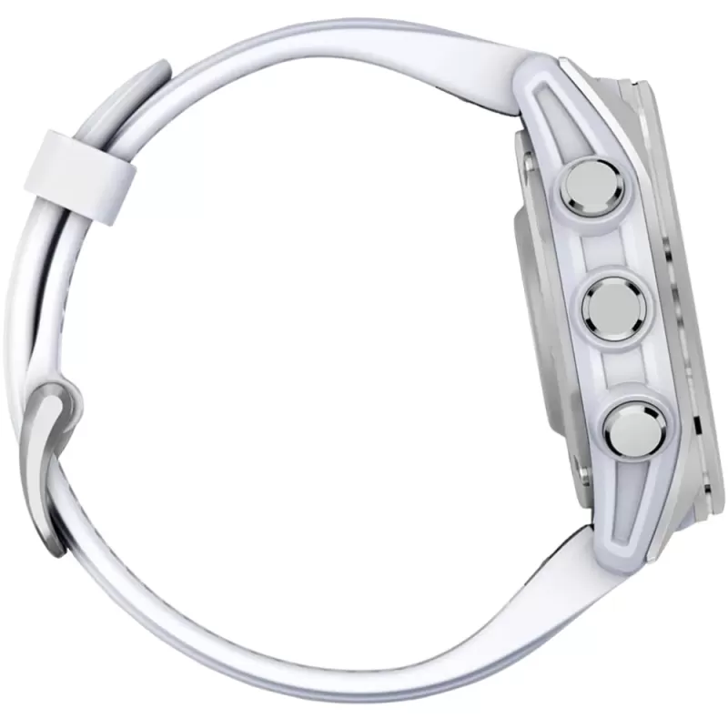 Reloj GPS Garmin Fēnix 8 43mm AMOLED - Silver/Whitestone (010-02903-00)