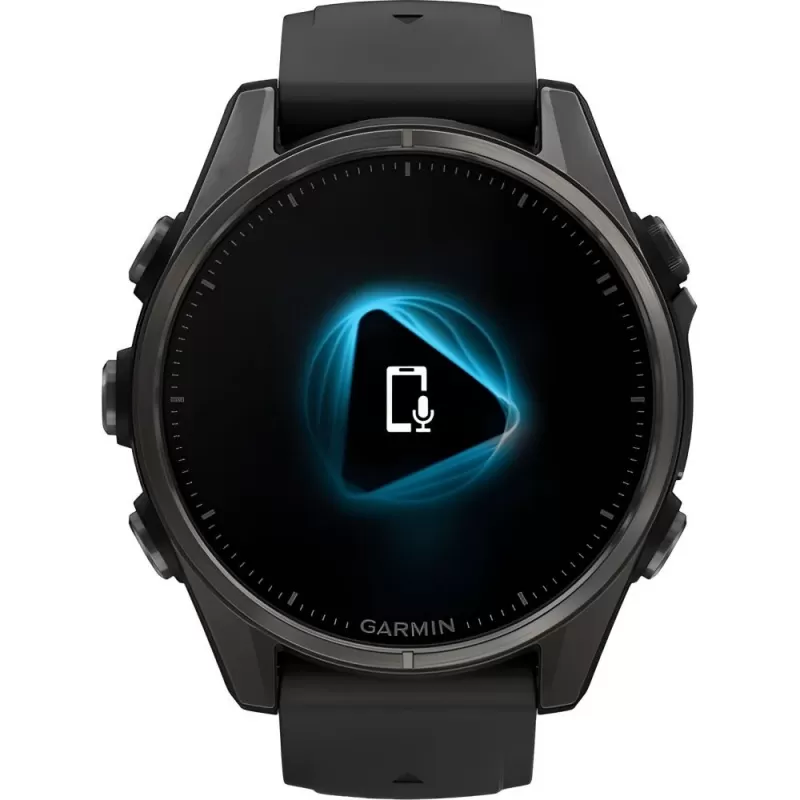 Reloj GPS Garmin Fenix 8 43mm AMOLED Sapphire - Titanium Black/Gray (010-02903-20)