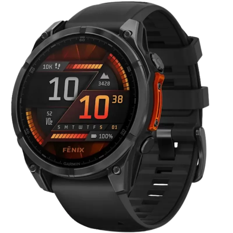 Reloj GPS Garmin Fēnix 8 47mm AMOLED 010-02904-00 - Slate Gray/Black