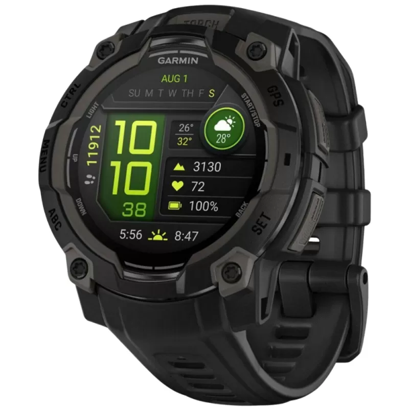Reloj GPS Garmin Instinct 3 45mm AMOLED 010-02936-00 - Black