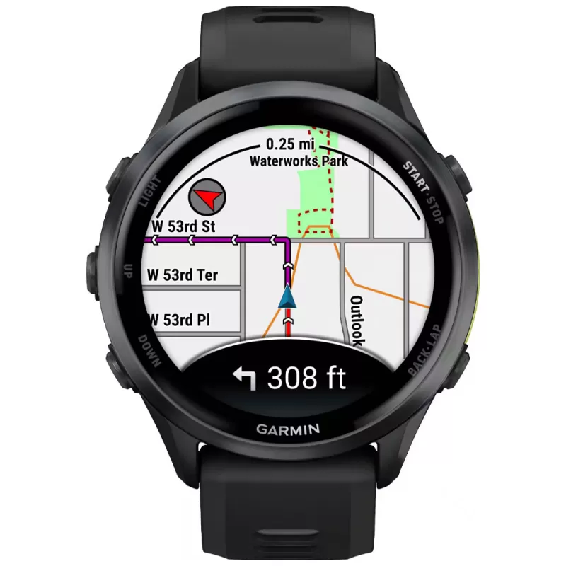 Reloj GPS Garmin Forerunner 970 - Titanium Gray/Black/Translucent Whitestone Band (010-02969-00)