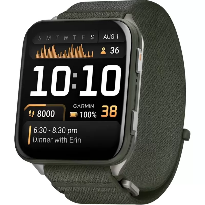 Reloj GPS Garmin Venu X1 010-02980-01 - Moss Green/Titanium