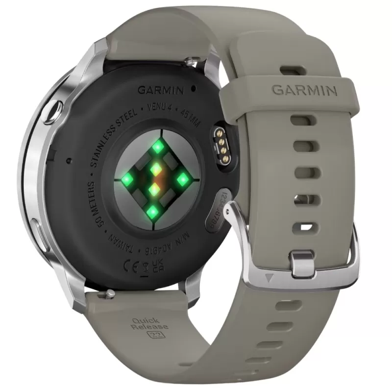 Reloj GPS Garmin Venu 4 45mm - Silver/Gray (010-03013-01)