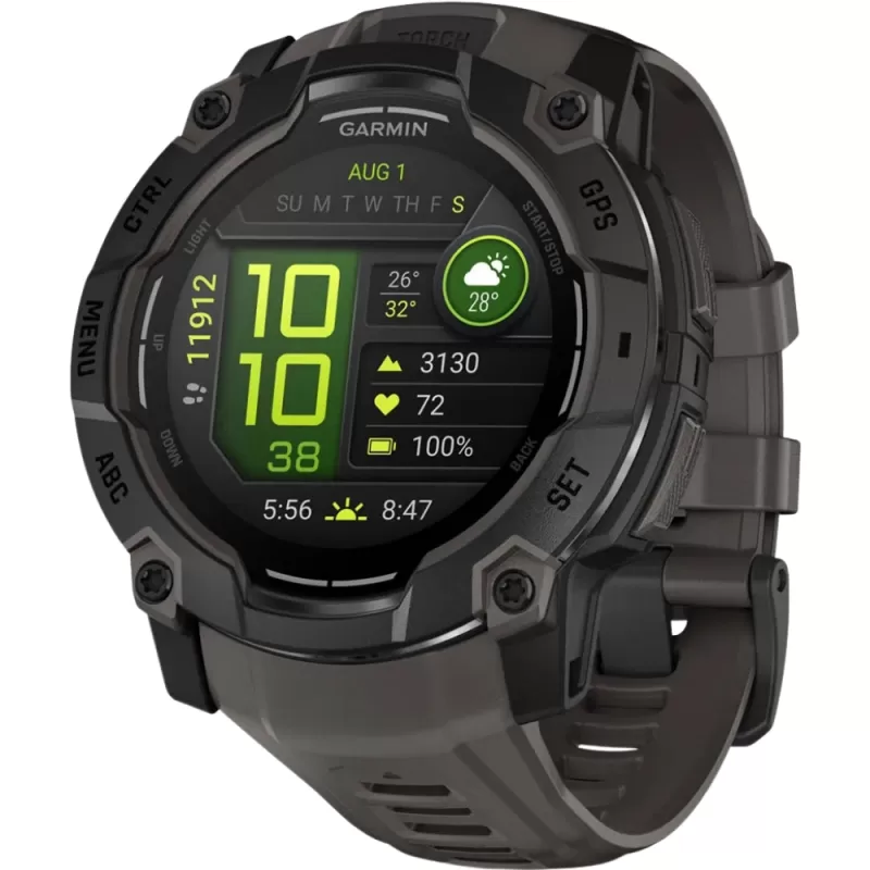 Reloj GPS Garmin Instinct 3 50mm AMOLED - Black/Ch...
