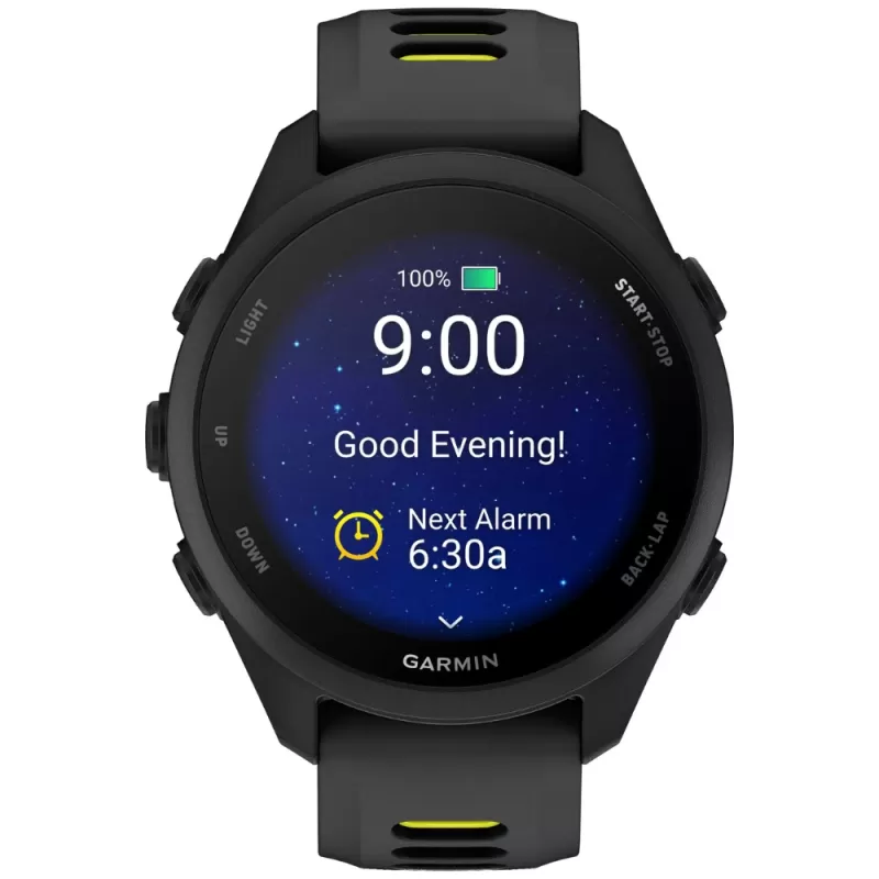 Reloj GPS Garmin Forerunner 170 43mm - Black/AMP Yellow (010-03920-00)