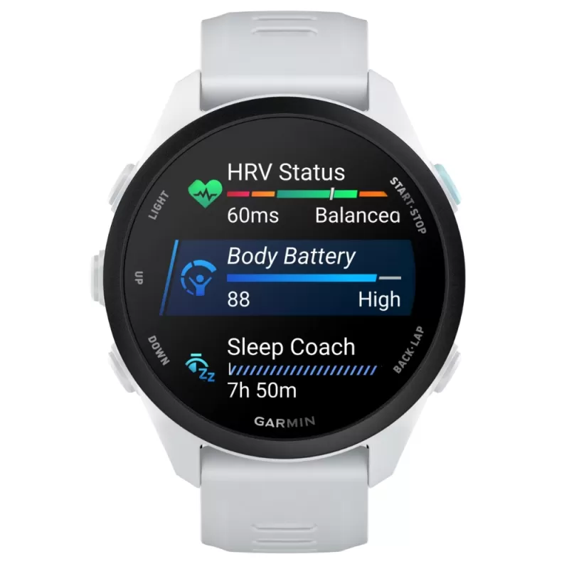 Reloj GPS Garmin Forerunner 70 43mm - Whitestone (010-04307-01)