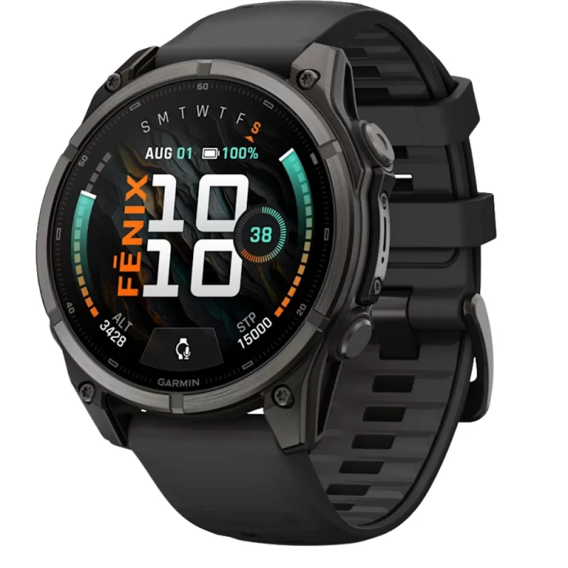 Reloj GPS Garmin Fenix 9 47mm - Carbon Gray/Black ...
