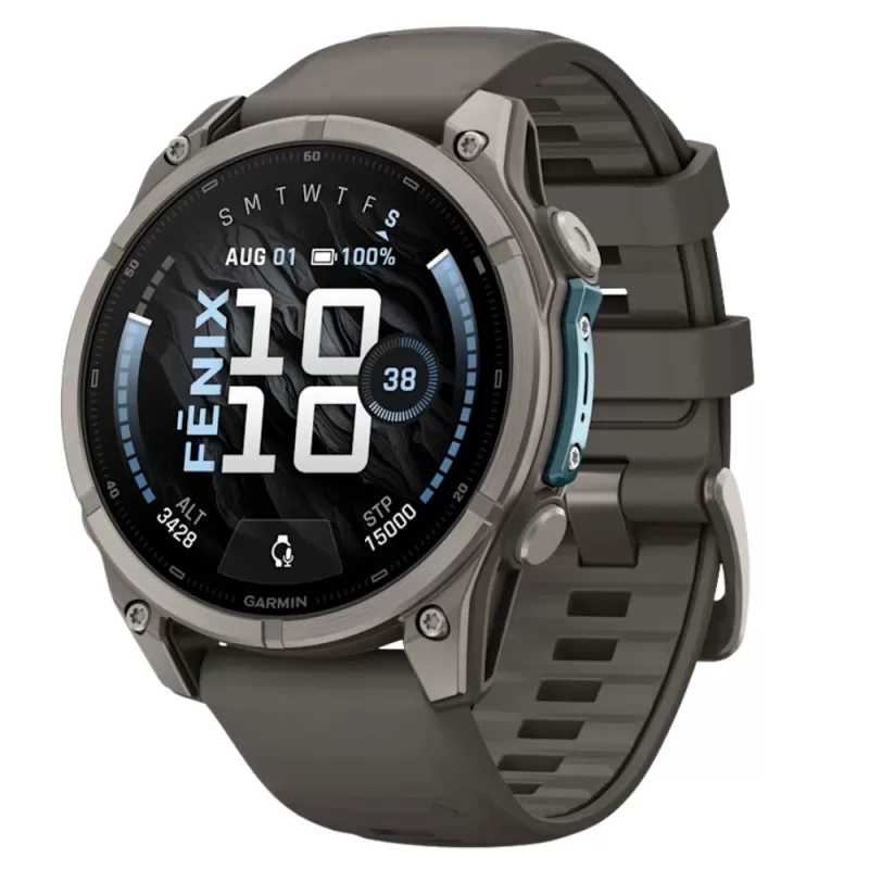 Reloj GPS Garmin Fenix 9 47mm - Titanium/Pebble Gr...