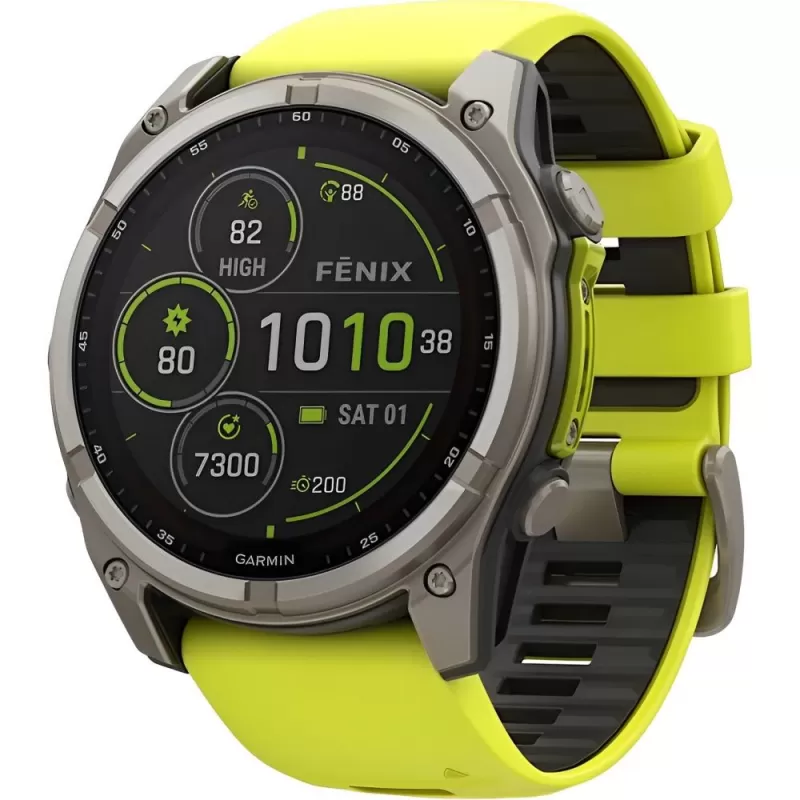 Reloj GPS Garmin Fenix 8 51mm Solar Sapphire 010-0...