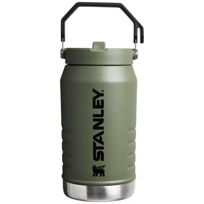 Termo Stanley The IceFlow Flip Straw Jug 1.89L - Dried Pine