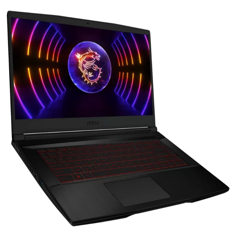 Notebook Gamer MSI Thin GF63 12VE-437US 15.6" Intel Core i5-12450H 8/512GB W11 NVIDIA GeForce RTX4050 6GB - Black