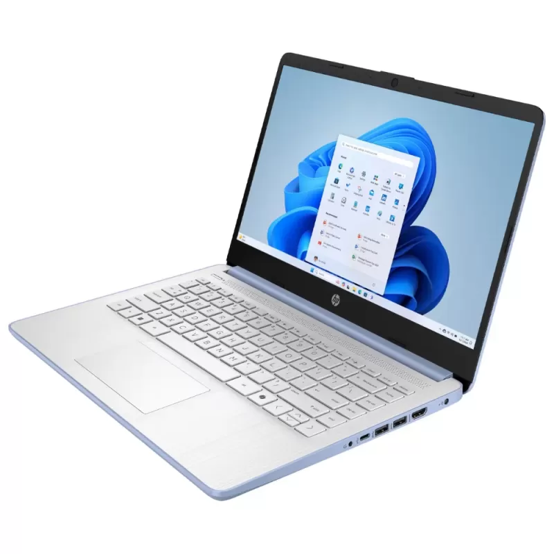 Notebook HP 14-DQ6102DX 14" Intel N150 4/128GB W11H - Sky Blue