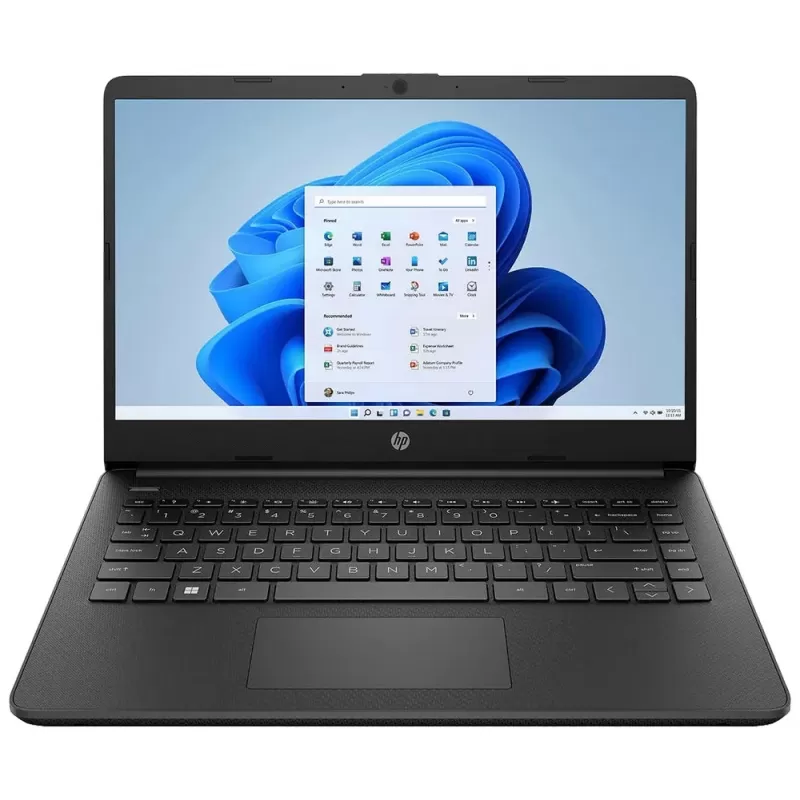 Notebook HP 14-FQ1035CL 14" Touch AMD Ryzen 7 5700U 16/512GB W11 - Black