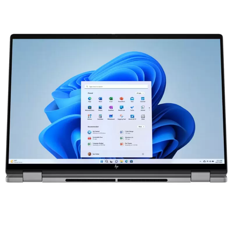 Notebook HP OmniBook X Flip 16-BE0003DX 16" Touch AMD Ryzen 5 220 8/512GB W11 - Meteor Silver