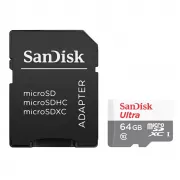 Memoria microSD SanDisk Ultra 64GB 100MB/s (SDSQUN...