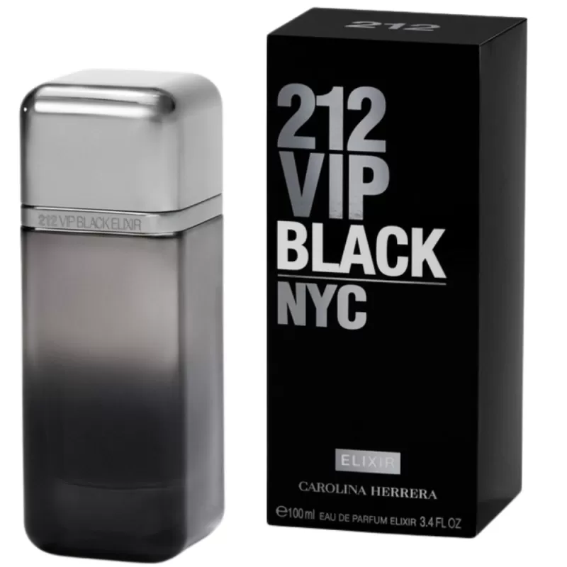 Perfume Carolina Herrera 212 VIP Black Elixir EDP Masculino - 100mL