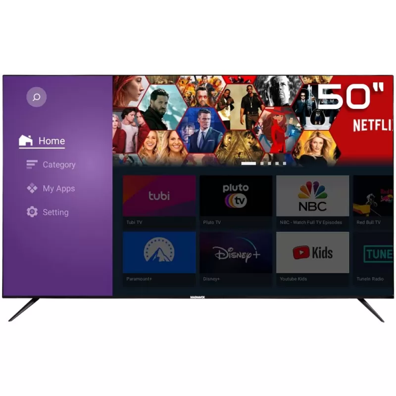 Smart TV LED Magnavox 50" 50MEZ573-M1 4K Ultra HD