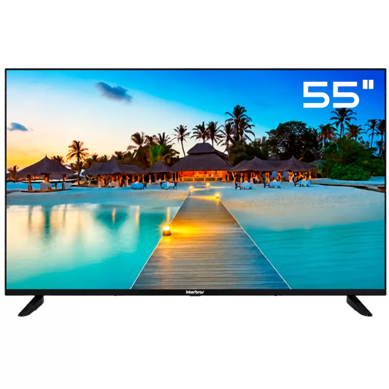 Smart TV LED Interbras 5500TVNC 4K Ultra HD