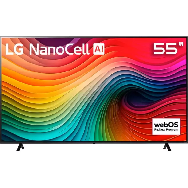 Smart TV LED LG 55" NanoCell 55NANO80TSA 4K Ultra HD ThinQ AI