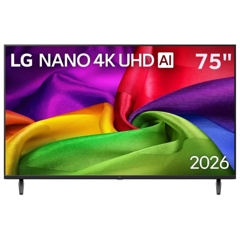 Smart TV LED LG Nano 75" 75NU800BPSB 4K Ultra...