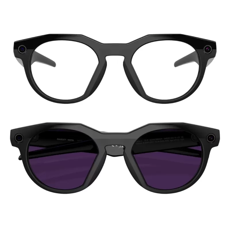 Lentes de Sol Oakley Meta HSTN 00W8002 - Black/Transitions Amethyst