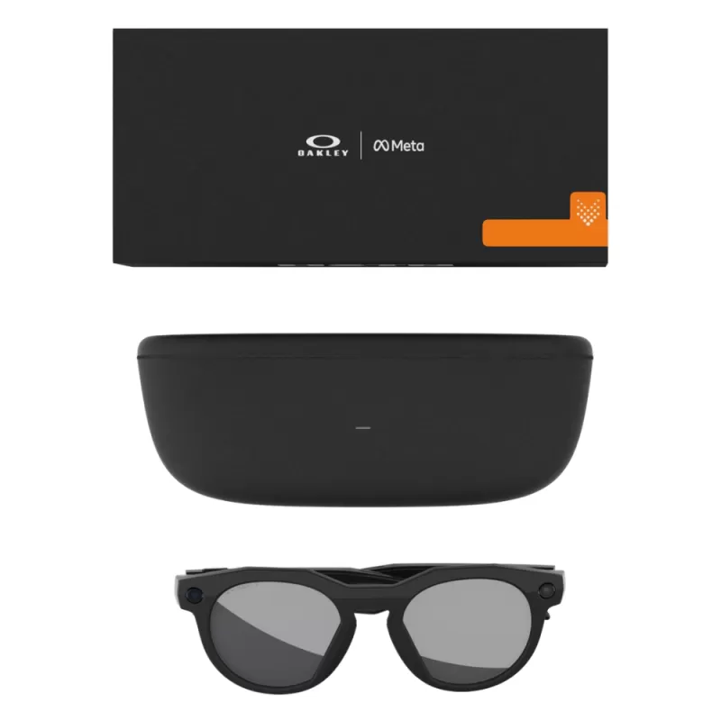 Lentes de Sol Oakley Meta HSTN 00W8002 - Black/Prizm Black Polarized