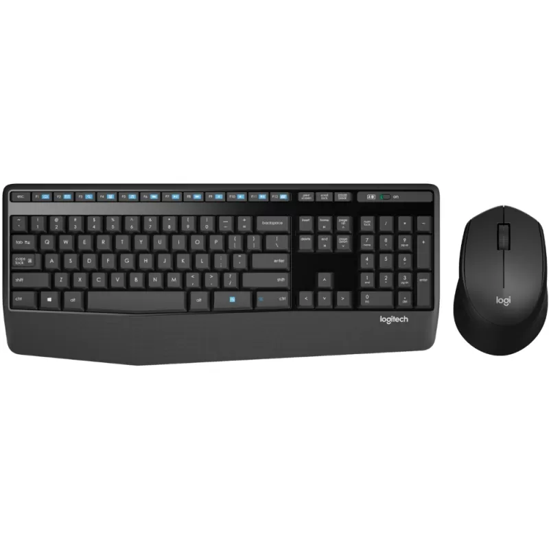 Teclado + Mouse Wireless Logitech MK345 - Black (E...