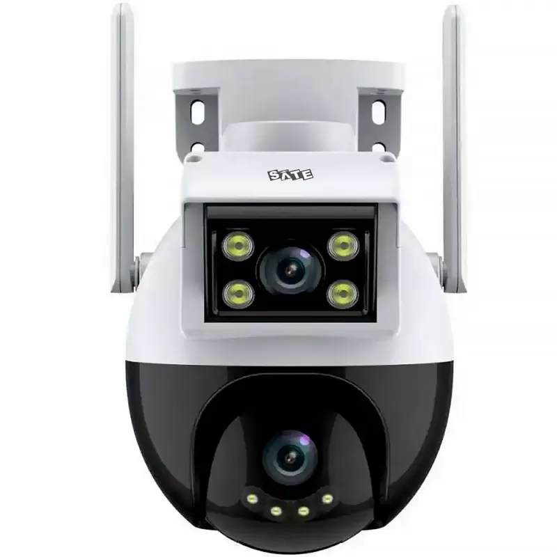 Cámara IP Sate A-CAM008D 4MP Dual Lens Wi-Fi 2V -...