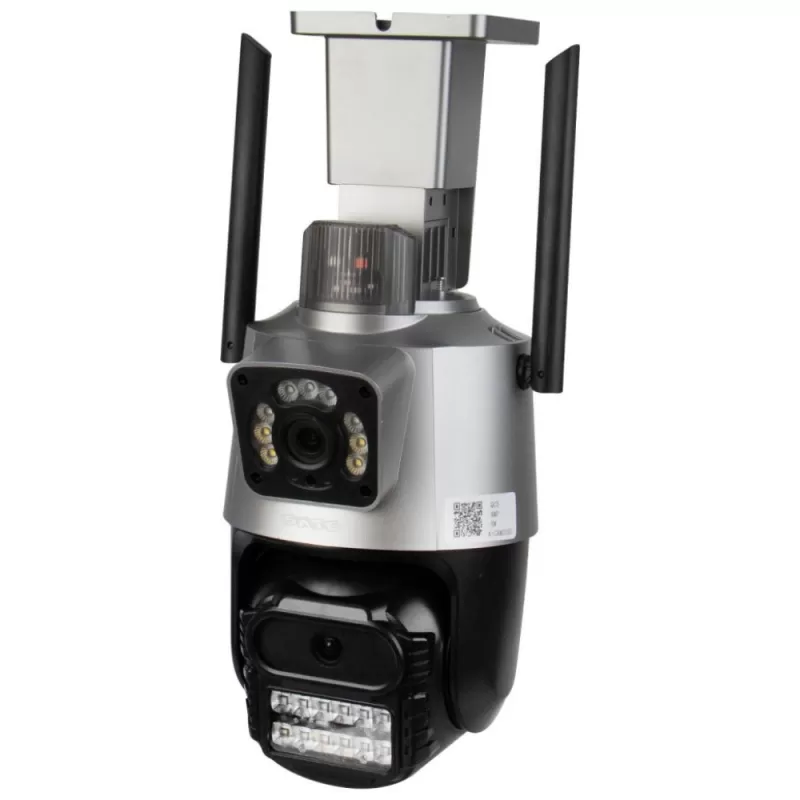 Cámara IP Sate A-CAM009D Wi-Fi Dual Lens 4MP - Gr...