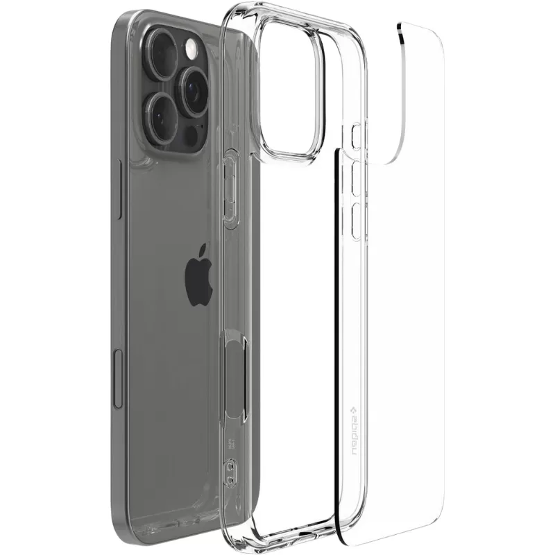 Capa Spigen iPhone 16 Pro ACS08161 Crystal Hybrid - Clear