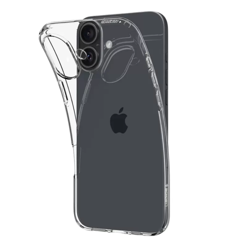 Capa Spigen iPhone 16 ACS08222 Crystal Flex - Clear