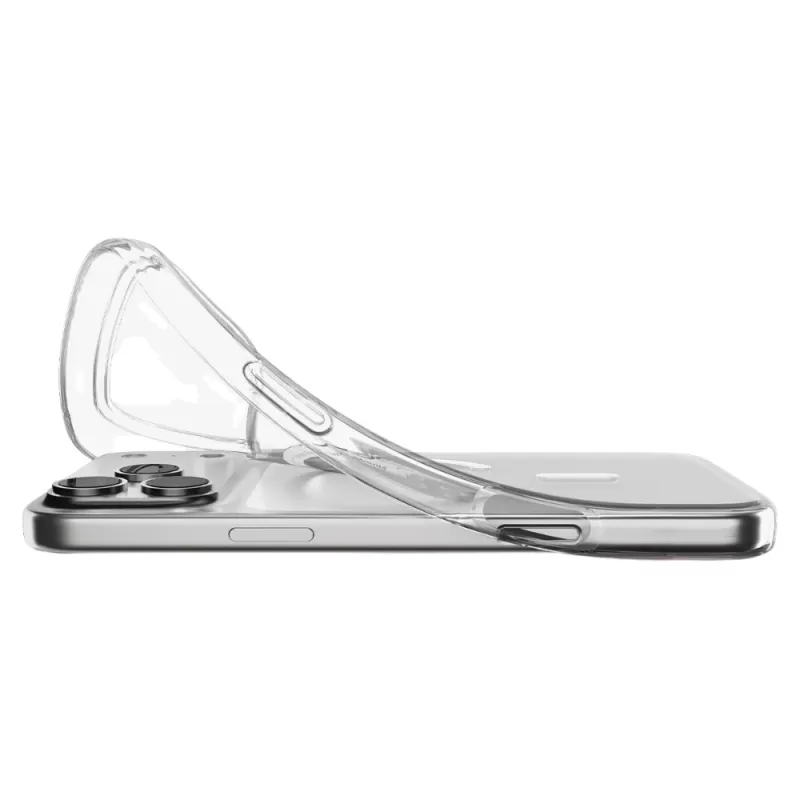 Capa Spigen iPhone 17 Pro Max Crystal Flex MagFit ACS09598 - Clear White