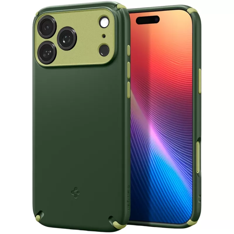 Capa Spigen iPhone 17 Pro Max Nano Pop Hybrid MagFit ACS9608 - Avo Green