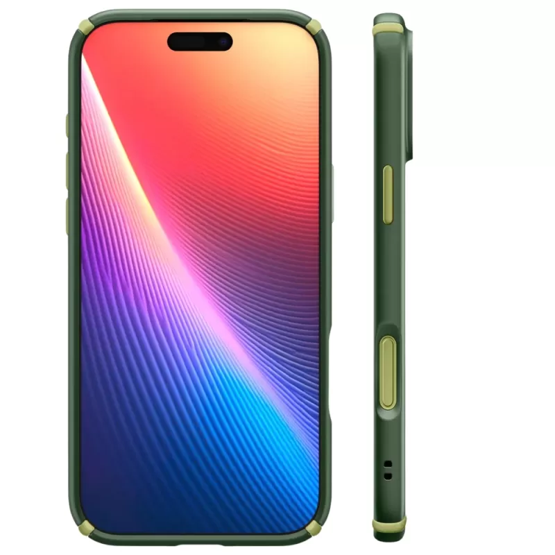 Capa Spigen iPhone 17 Pro Max Nano Pop Hybrid MagFit ACS9608 - Avo Green