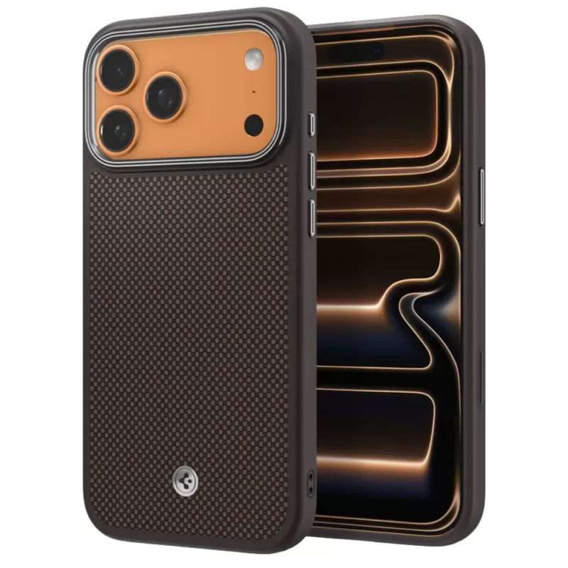 Capa Spigen iPhone 17 Pro Max Urban Fit T MagFit ACS09609 - Mocha Brown