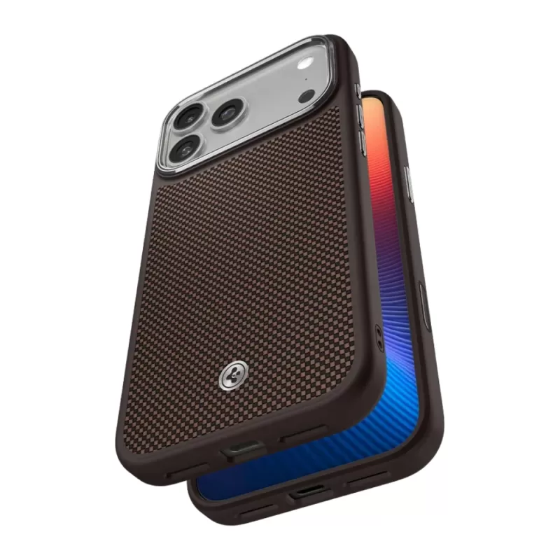 Capa Spigen iPhone 17 Pro Max Urban Fit T MagFit ACS09609 - Mocha Brown