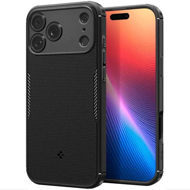 Capa Spigen iPhone 17 Pro Core Armor MagFit ACS09627 - Matte Black