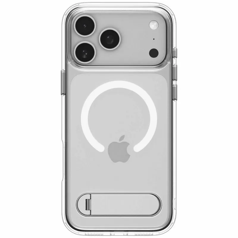 Capa Spigen iPhone 17 Pro Slim Armor Essential S MagFit ACS09637 - Clear White Capa Spigen iPhone 17 Pro Slim Armor Essential S MagFit ACS09637 - Clear White
