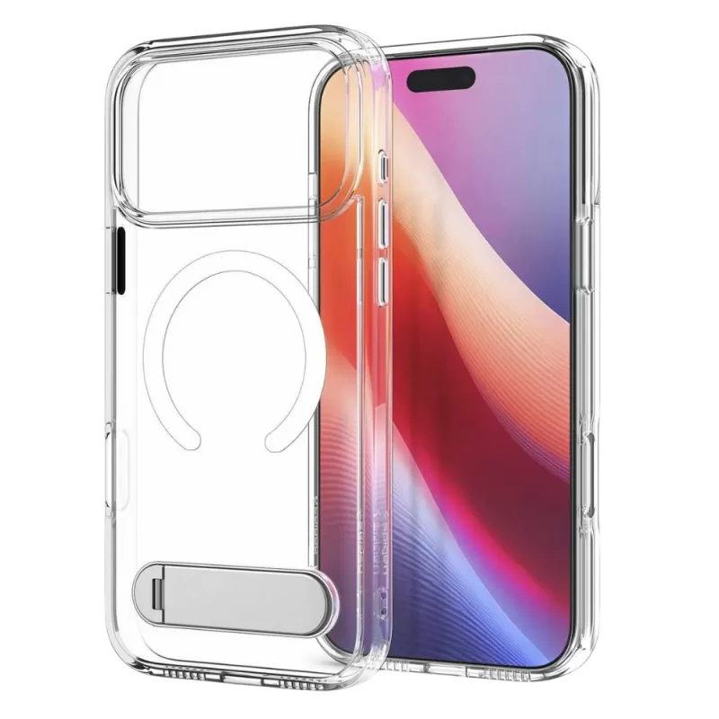 Capa Spigen iPhone 17 Pro Slim Armor Essential S MagFit ACS09637 - Clear White