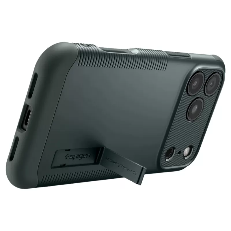 Capa Spigen iPhone 17 Pro Slim Armor MagFit ACS09683 - Abyss Green