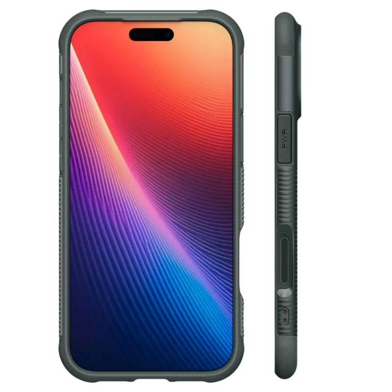 Capa Spigen iPhone 17 Pro Slim Armor MagFit ACS09683 - Abyss Green