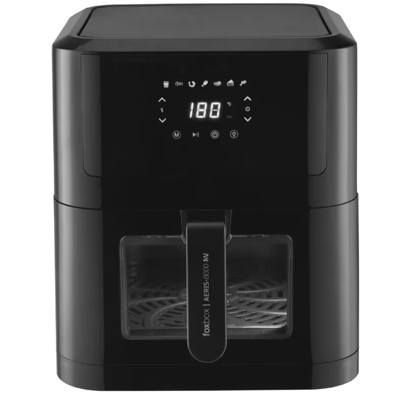 Freidora Eléctrica Foxbox AERIS-8000-NV 1700W 8L 110V - Black