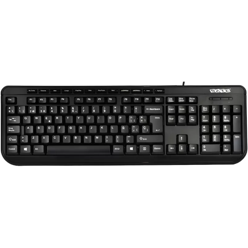 Teclado Sate AK-833 USB - Black (Español)