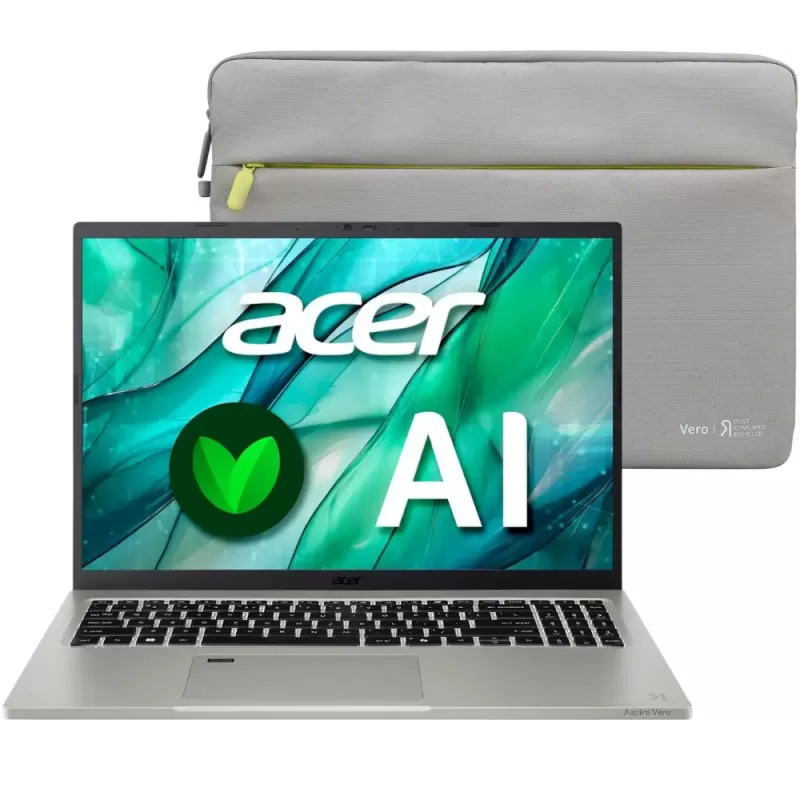 Notebook Acer Aspire Vero 16 AV16-51P-58KU 16" Intel Core Ultra 5 125U 8/512GB - Cobblestone Gray + Estuche