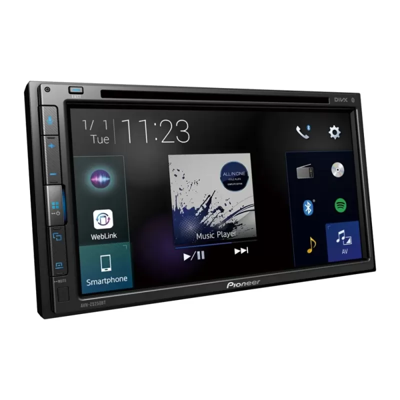 Reproductor Multimedia DVD Pioneer AVH-Z5250BT 6.8" Touch Bluetooth - Black