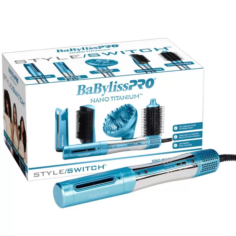 Multiestilizador/Secador BaBylissPro Nano Titanium...