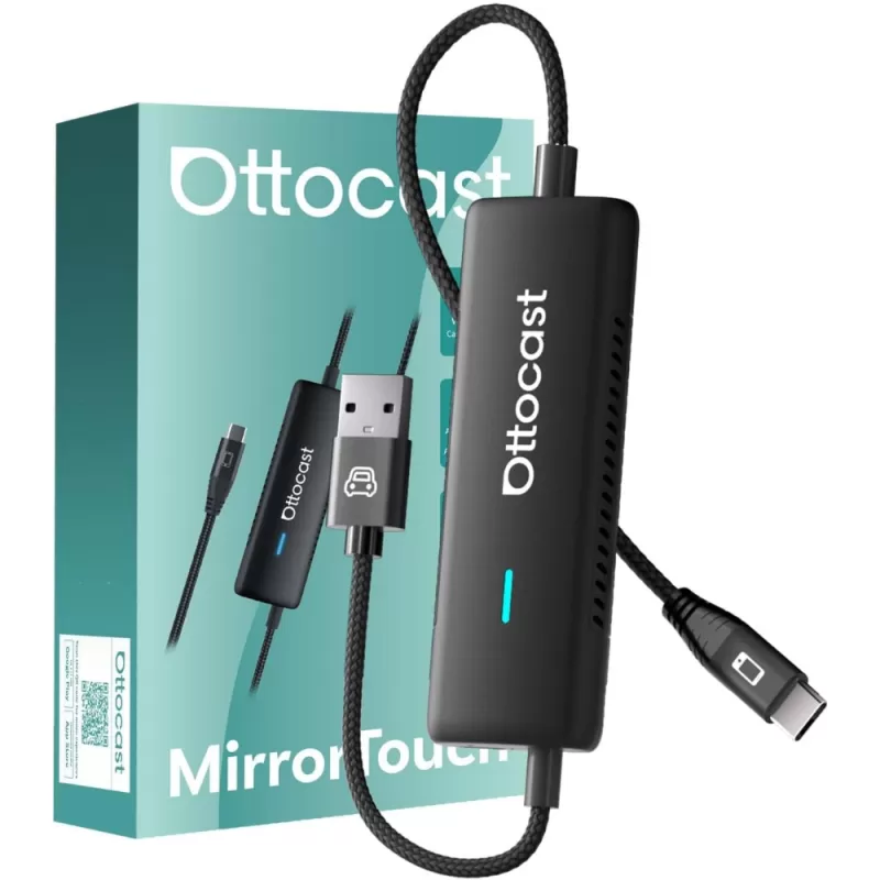 Adaptador Multimedia Ottocast Mirror Touch CA450 para CarPlay - Black